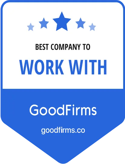 'Best Company To Work With' Award from GoodFirms Award from GoodFirms