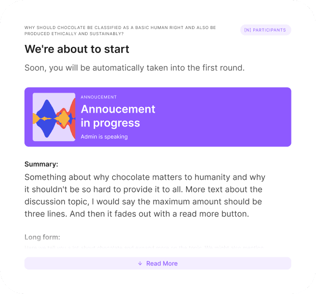 Real-Time Engagement