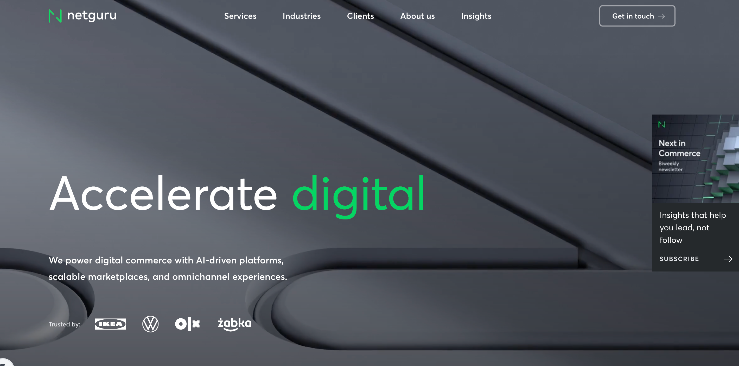 netguru homepage image