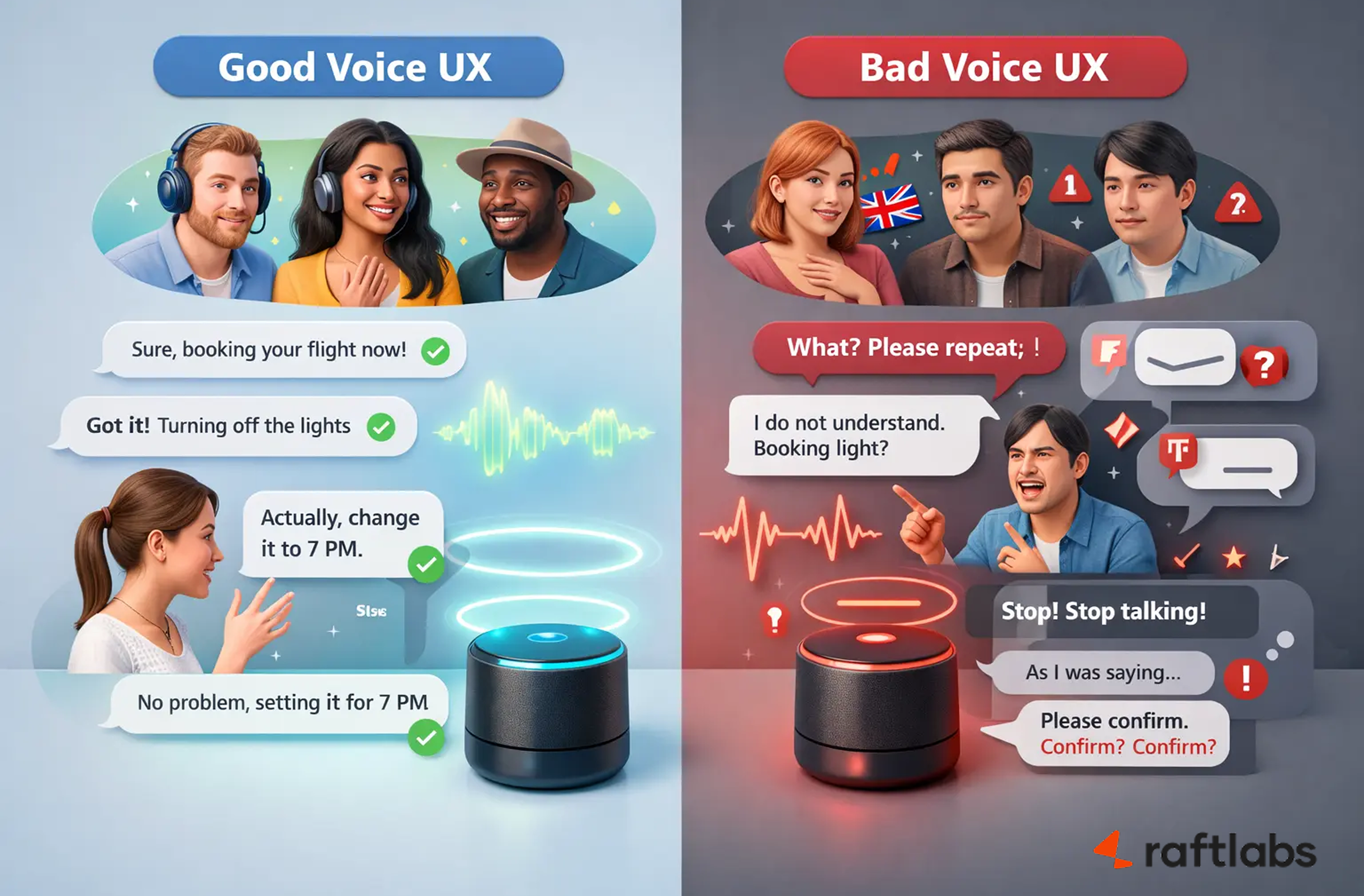 Good vs. Bad Voice UX: The Key to Voice AI Success